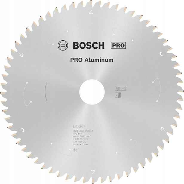 Hm kotouč pro pilu 216x2,2/1,6x30 mm 64Z pro hliník Bosch