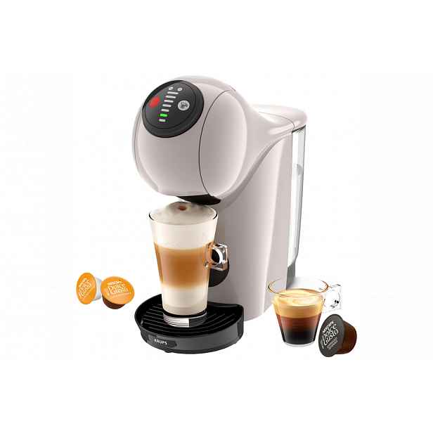 Kapslový kávovar KRUPS Nescafé Dolce Gusto Genio S KP243AF0 Šedohnědý