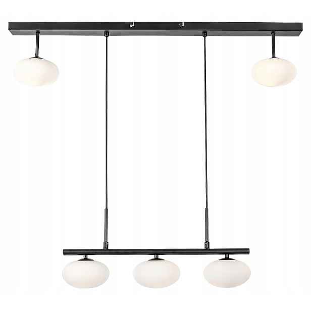 Závěsná lampa G9 5x28W černá 3060 Calista Rabalux