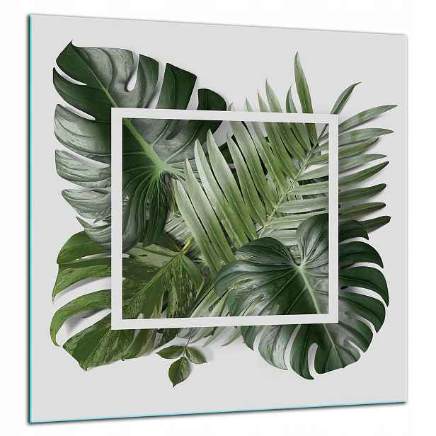 Skleněná Ochranná Deska Panel Lepidlo 60x65 Listy