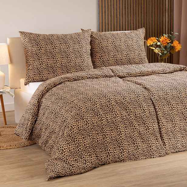Bavlněné ložní povlečení LEOPARDÍ ELEGANCE