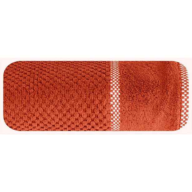 Ručník Caleb 70x140 cihlový 540 g/m2