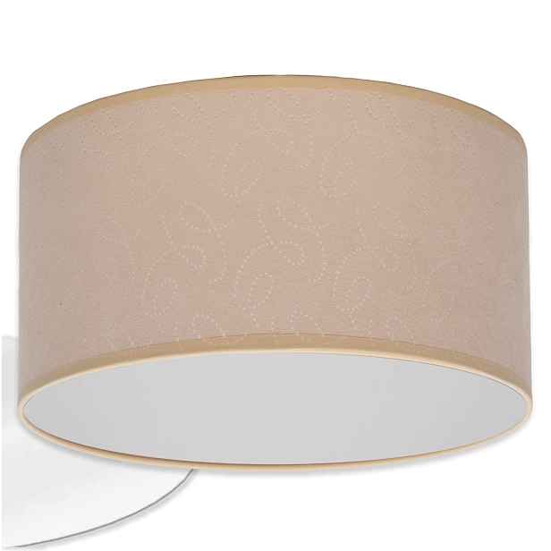 Stropní Svítidlo Livo Béžový Aura Ø 30 cm 1 x E27 Denko Led panel Béžová Lampa 60 W