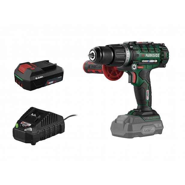 Parkside® Aku příklepová vrtačka Psbsa 20-Li E4, 2 Ah