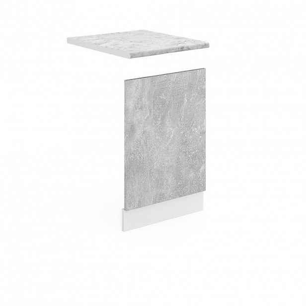 Vicco PŘEDNÍ PANEL R-Line Beton 45 cm s pracovní deskou
