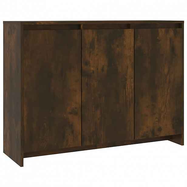 vidaXL Příborník kouřový dub 102 x 33 x 75 cm kompozitní dřevo