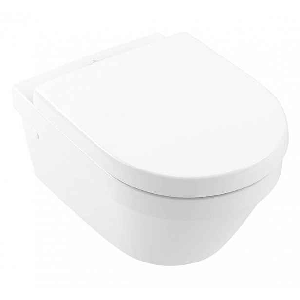 Villeroy & Boch Architectura - Závěsné WC se sedátkem SoftClosing, DirectFlush, alpská bílá 4694HR01