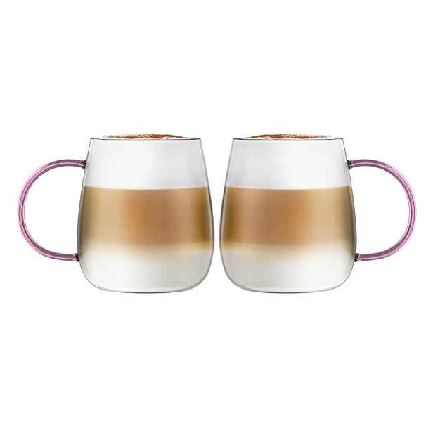 Hrnky na cappuccino v sadě 2 ks 400 ml Bolla – Vialli Design