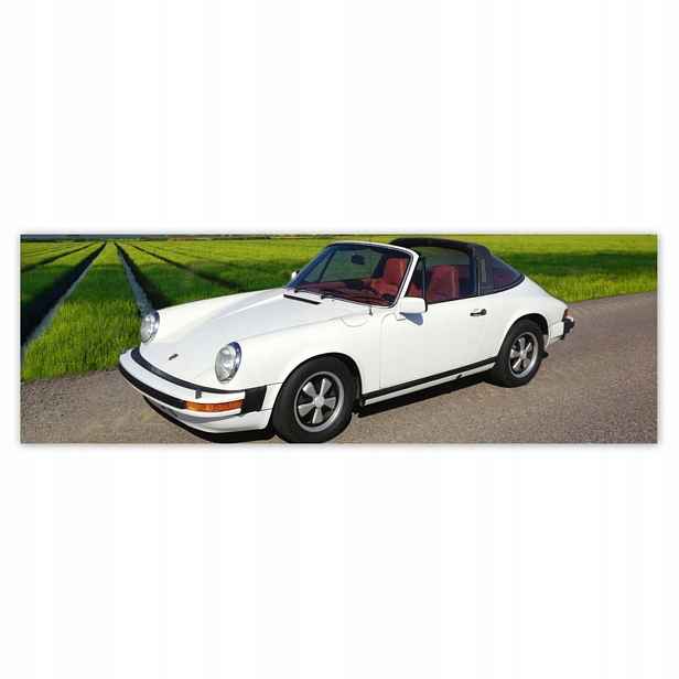 Plakáty 200x66 Bílé Porsche