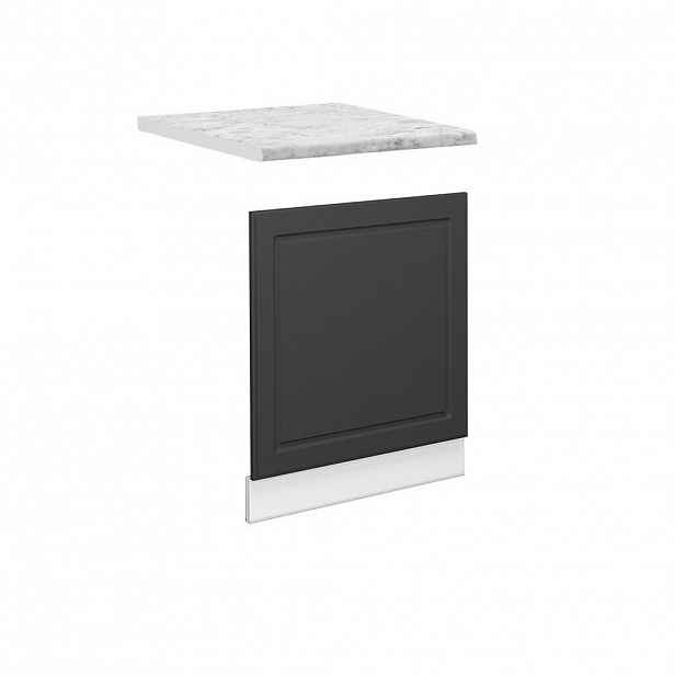 Vicco PŘEDNÍ PANEL Fame-Line Antracitově zlatý 60 cm , PD Mramor