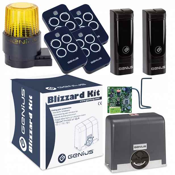 Genius Blizzard 400 Lampa Guard 24V Pilot Echo 4ks Pohon posuvné brány