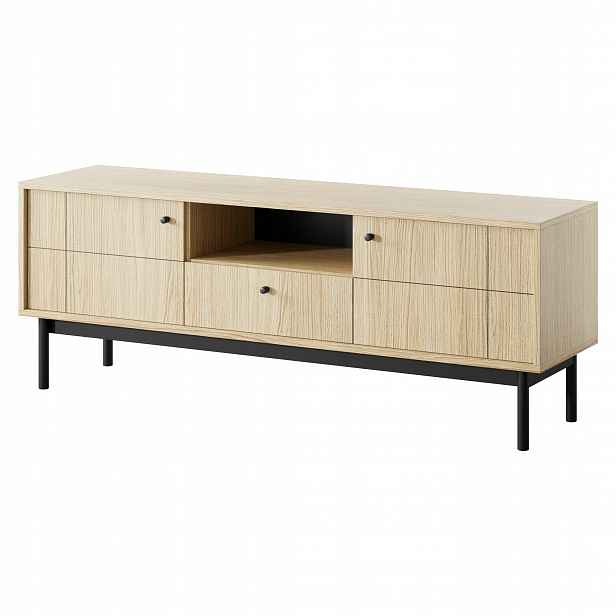 Komodee Rtv skříňka Dieppe RTV154 Dub Linea Skandinávský styl