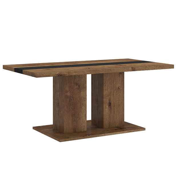 MASSENO KONFERENČNÍ STOLEK CASTELLA, 110/52,7/60 cm, hnědý