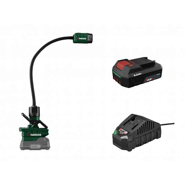 Parkside® Aku bodové LED světlo Plssa 20-Li A1, 2 Ah