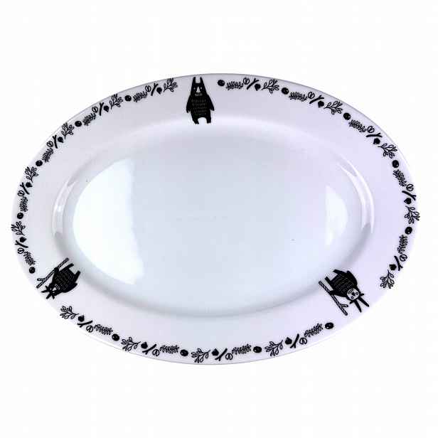Porcelánová mísa oválná 36 cm Bebok Bogucice