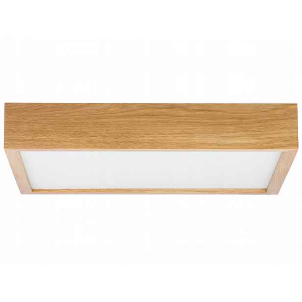 Stropní svítidlo Leja čtverec 480 mm Dub do obývacího pokoje kuchyně koupelny Stylová