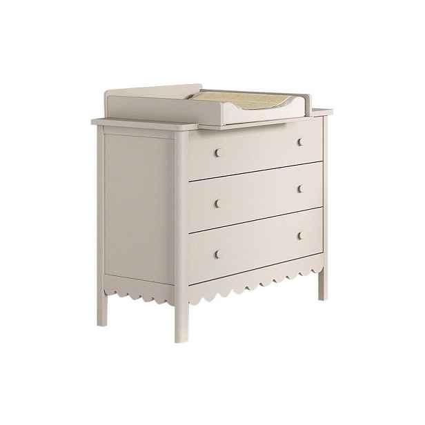 Béžová dětská komoda s přebalovacím pultem 89x90x55 cm Swingo – Vipack
