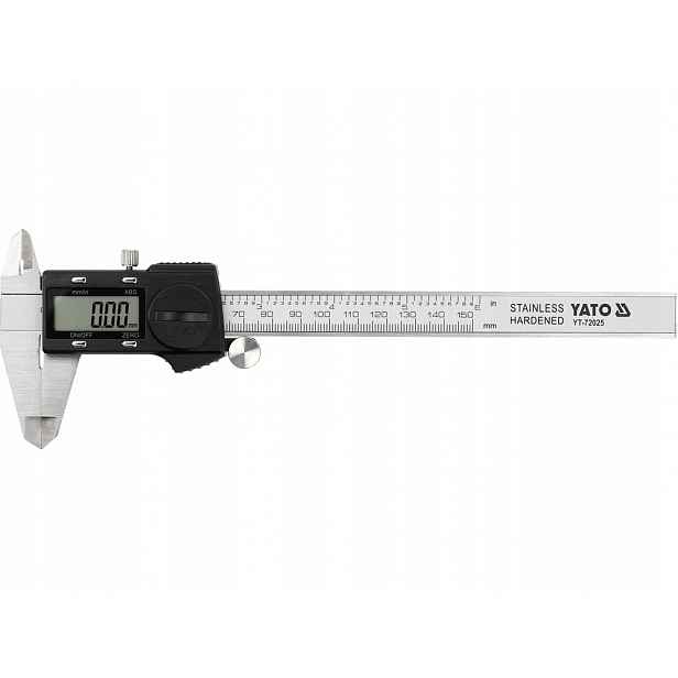 Elektronické posuvné měřítko Yato 150 mm YT-72025 voděodolné