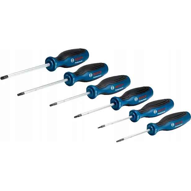 Sada Profesionálních Šroubováků Z Oceli Torx 6 Kusů 1600A01V09 Bosch