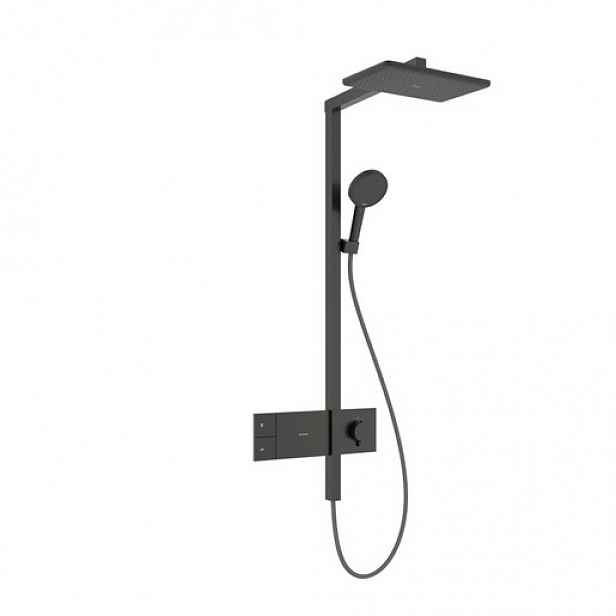 Sprchový systém Hansgrohe Raindance Alive Q s termostatickou baterií kartáčovaný černý chrom 24580340