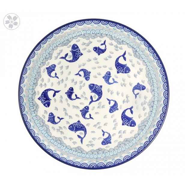 Obědový talíř Umělecký Bolesławiec 1. druh ø 26,5 cm B12DEK2372X