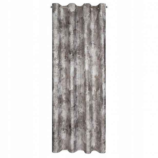 Hotový závěs na průchodkách Ester 140x250, ocelová, metalický potisk