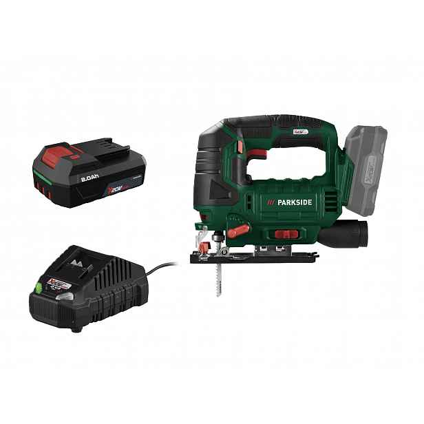 Parkside® Aku přímočará pila Pstda 20-Li C3, 2 Ah