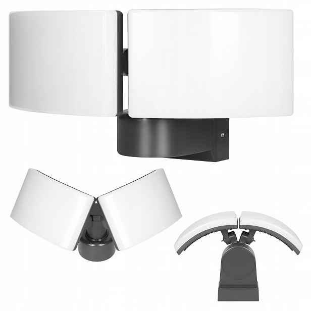 Venkovní nástěnné Led svítidlo Dvojitá fasádní lampa extra silná 2200 lm 3000K