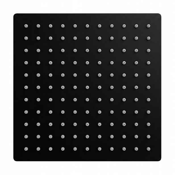 Sprchová Dešťová Sprcha Černá Čtvercová Rea JS-P015B Univerzální 25 cm