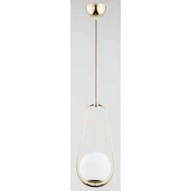 Elipsa zlatá moderní závěsná lampa 1-bodová 60961 Alfa
