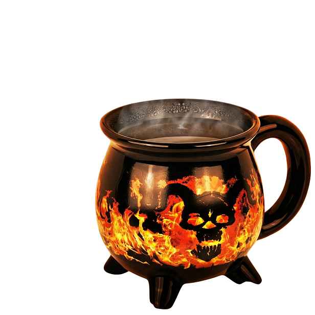 Hrnek 350 ML Čarodějnický Kotlík Mění Barvu Halloweenu