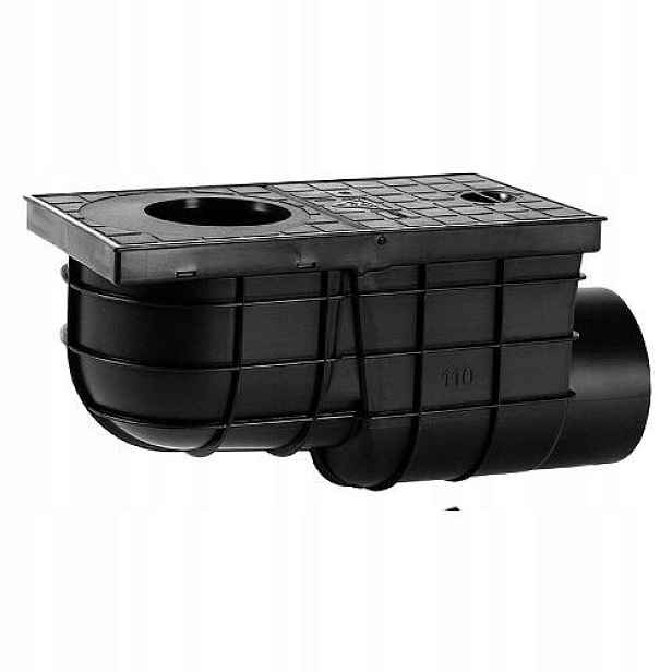 lapač střešních vod boční Dn 110mm Ph Čer