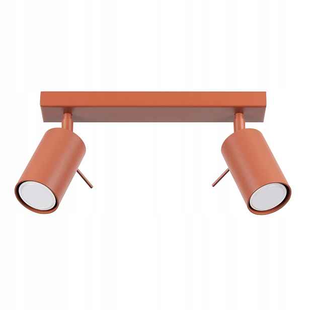 Sollux Lighting stropní svítidlo ring 2xgu10 30 cm okrová červená