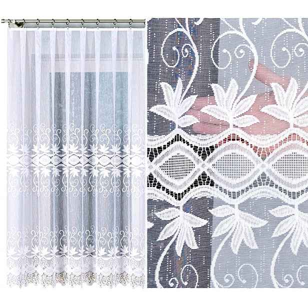 Jowita záclona Vzor 018960 400 x 180 cm (hotová) s lemováním