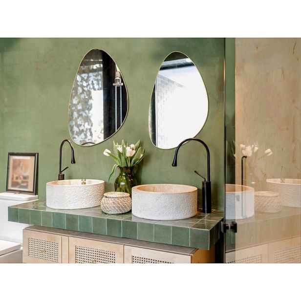 Nástěnné zrcadlo Ida 40x60 cm, zlaté