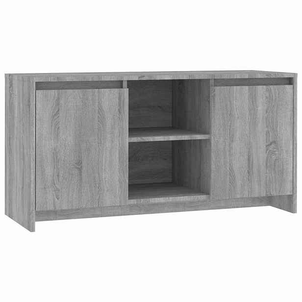 vidaXL TV skříňka šedá sonoma 102 x 37,5 x 52,5 cm kompozitní dřevo