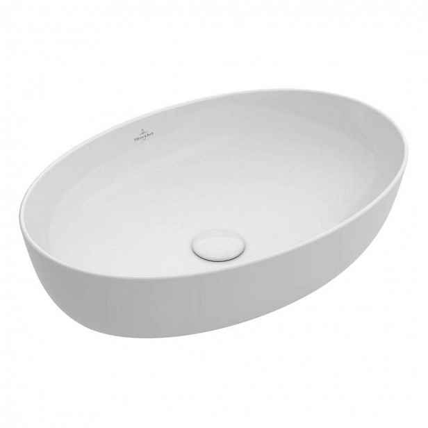 Villeroy & Boch Artis - Umyvadlo na desku, 61x41 cm, CeramicPlus, Stone White 419861RW