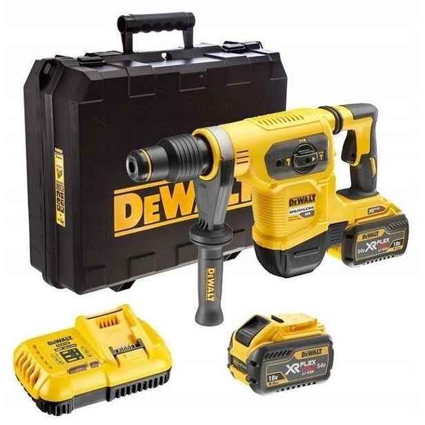 3-FUNKČNÍ Vrtací Kladivo 54V Xr 2x9AH Nabíječka Flexvolt Dewalt DCH481X2