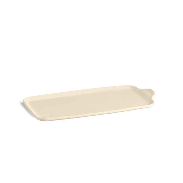 Emile Henry Keramický servírovací tác Aperitivo, 31 x 16 cm, slonová kost 025004