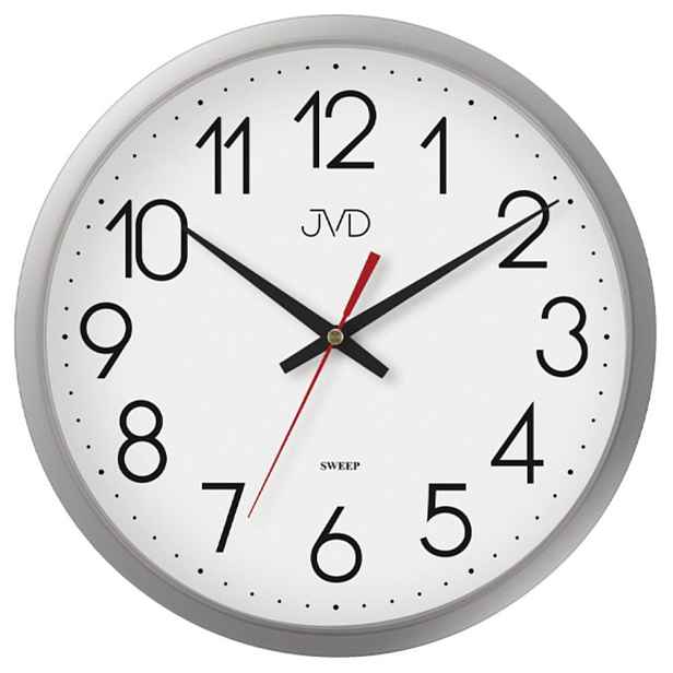 JVD HP614.2 - dobře čitelné hodiny s tichým chodem