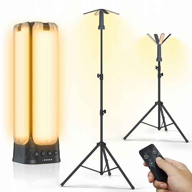 Kempingová lampa Clemas H6 6000 Lumen 8,2 ft s dálkovým ovládáním
