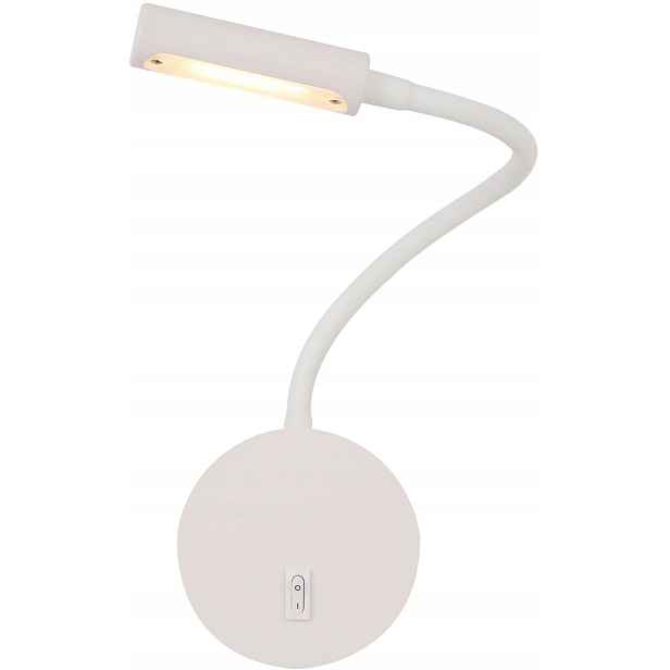 Maytoni Bílá Led nástěnná lampa na flexibilním rameni C035WL-L3W3K ze série Stem