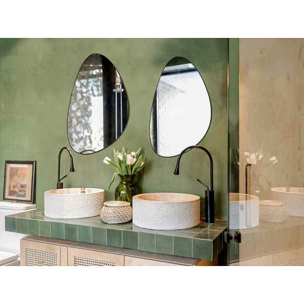 Nástěnné zrcadlo Ida 40x60 cm, černé