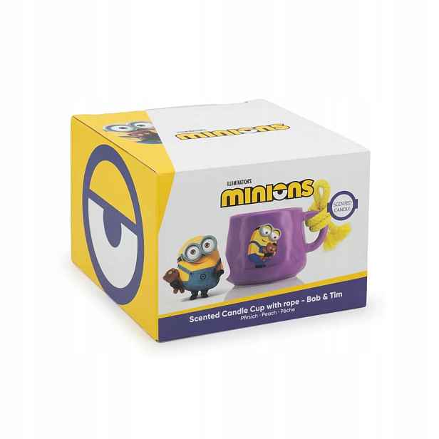 Vonná svíčka v kelímku s provázkem Bob & Tim Minions