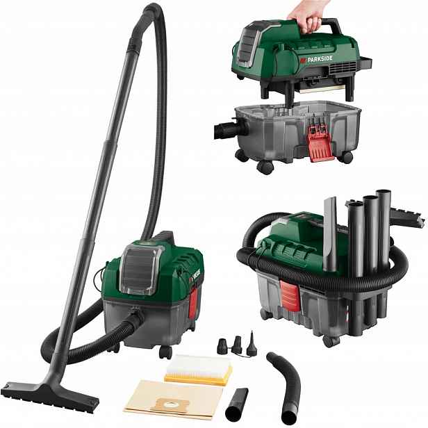 Vysavač Parkside Pawd A1 20V Dmychadlo Trysky
