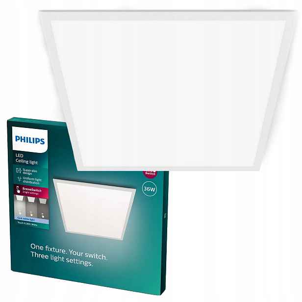 Stropní Svítidlo Led panel Stropní Svítidlo Touch 36W 4000K 33cm Stmívatelné Philips
