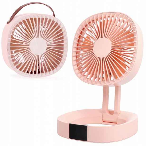 Ventilátor Bezdrátový Usb-c stolní ventilátor, Malý, Výkonný