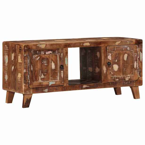 vidaXL TV stolek 105x46x32 cm masivní recyklované dřevo