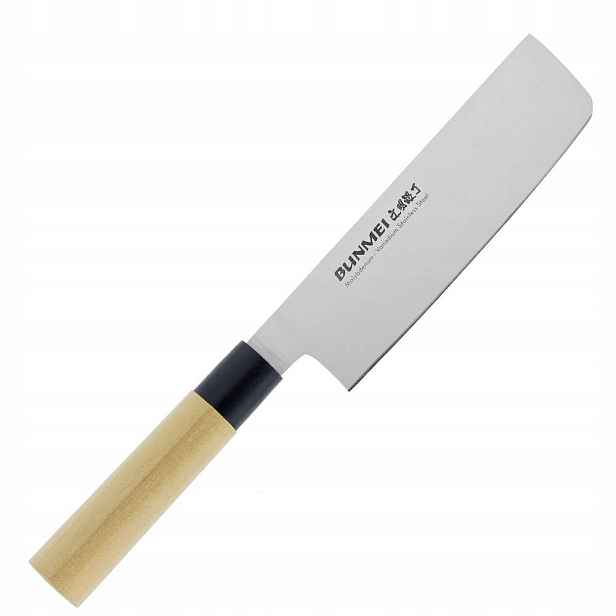 Bunmei Japonský ostrý Nůž s oboustranným ostřím Usuba sekáček na Zeleniny 18 cm