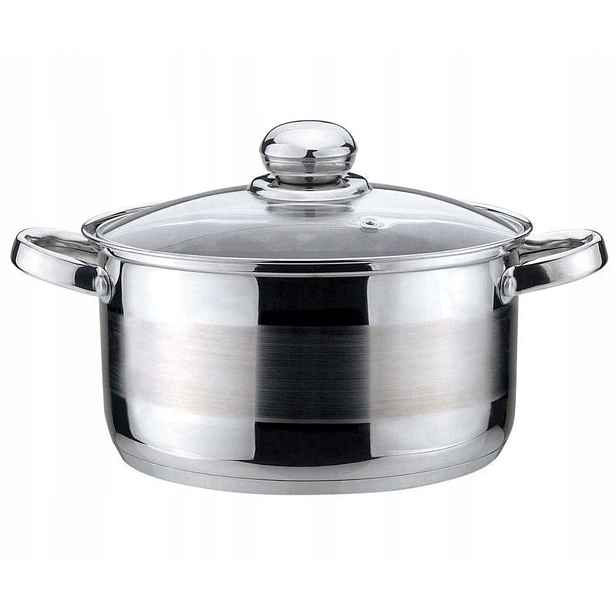 Hrnec 6L 24 cm Kinghoff KH-4331 s víkem Indukce a plyn Ocel